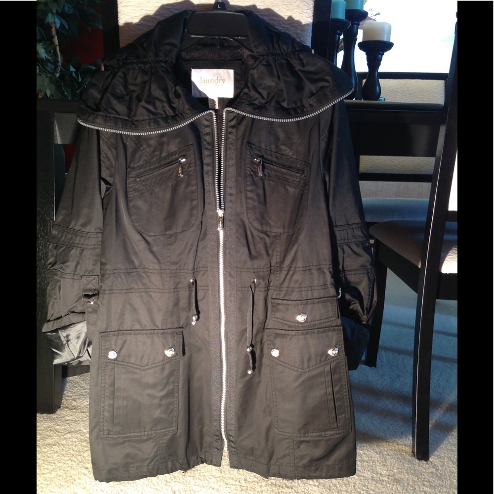Laundry by Shelli Segal rain jacket
