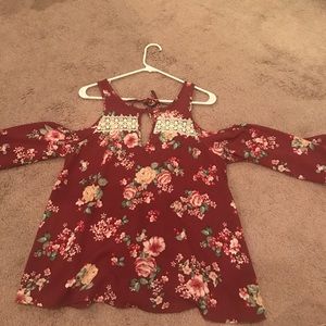 Floral print top