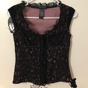 Kenneth Cole Size 0 Lace Top NWOT