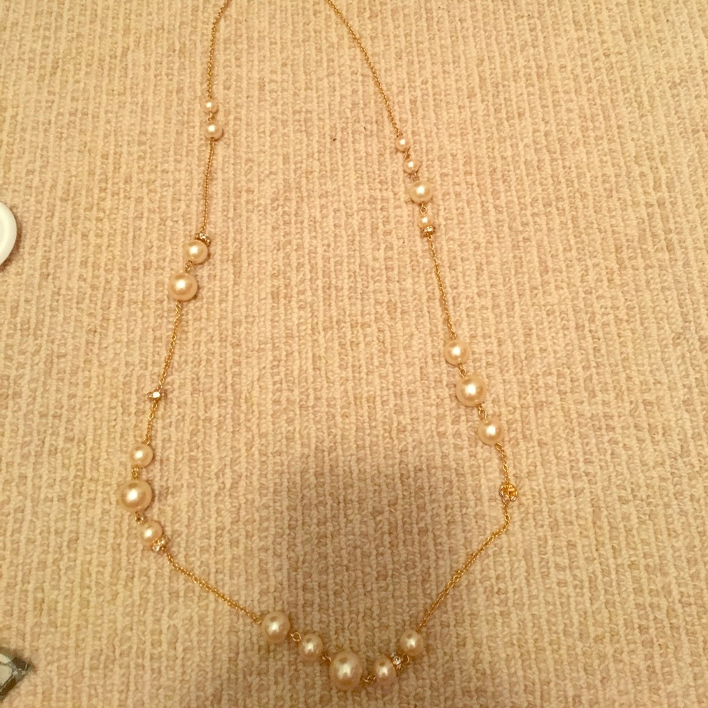 J crew pearl necklace