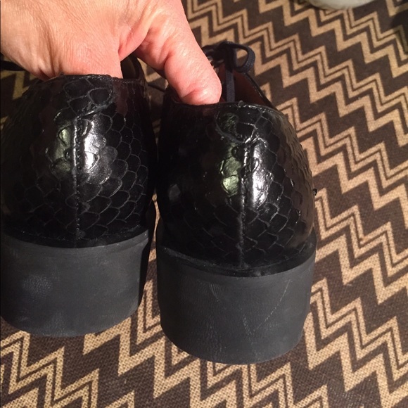NWOT Robert Cleregie Snake skin oxfords - Picture 3 of 8