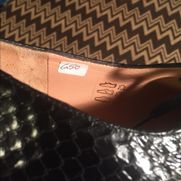 NWOT Robert Cleregie Snake skin oxfords - Picture 7 of 8