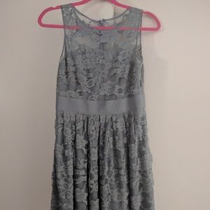 Lacy gray Modcloth dress