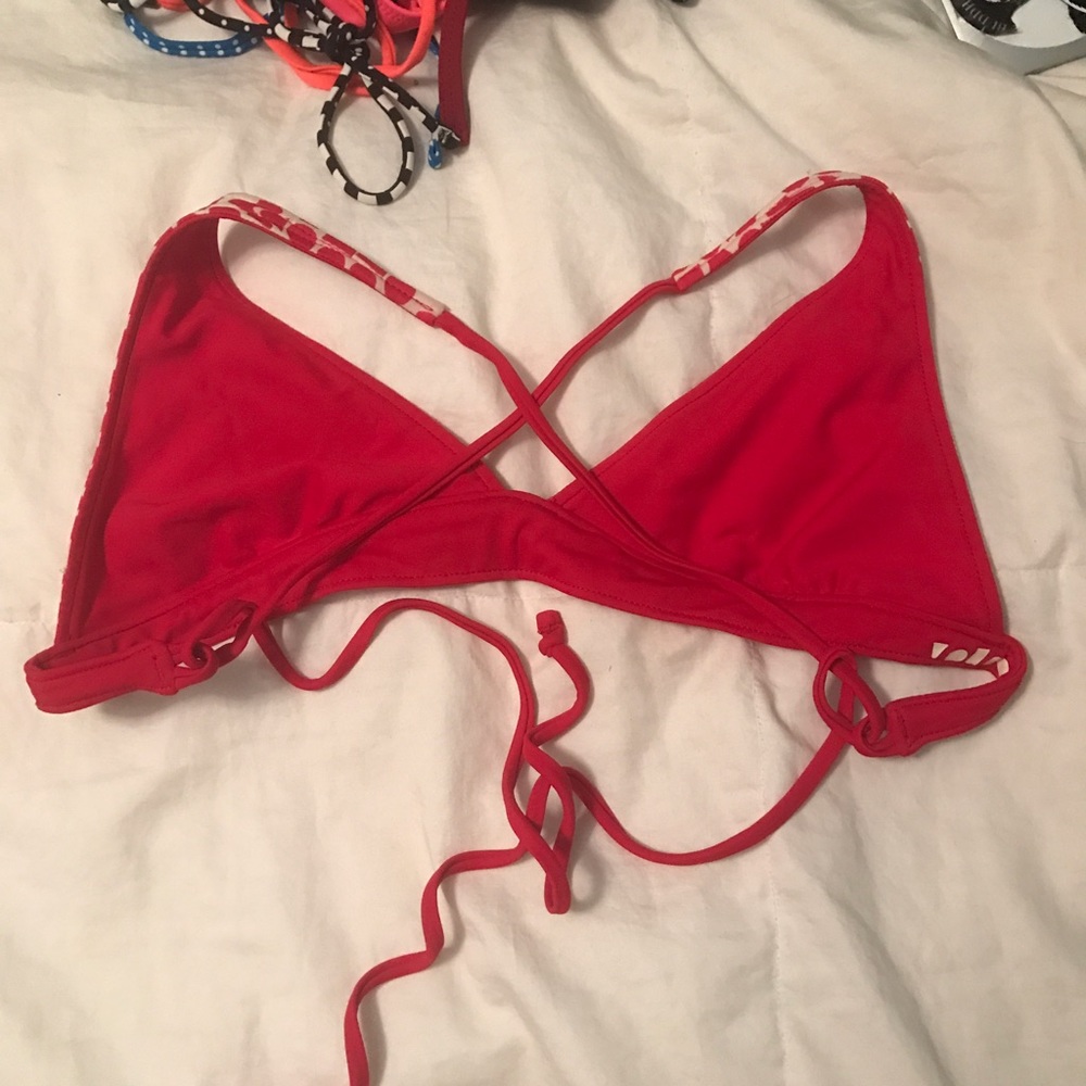 Reversible crossback volcom bikini top