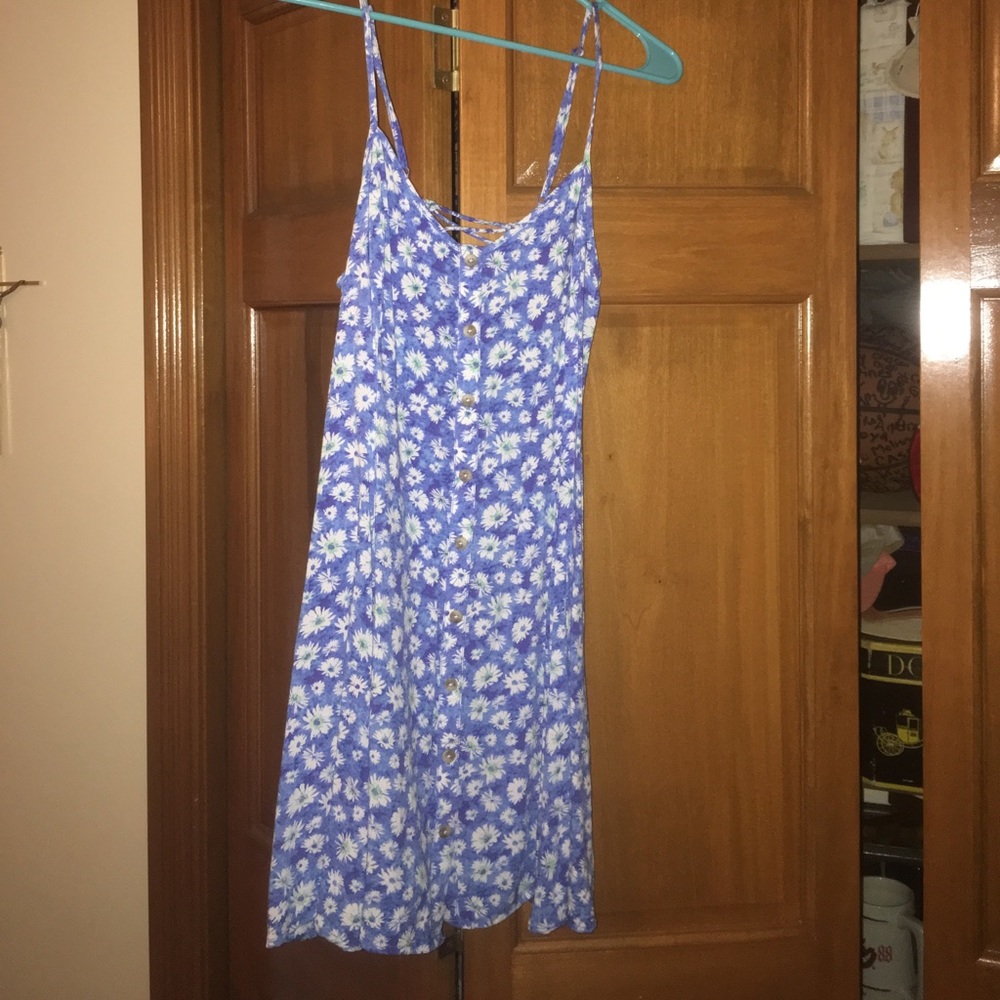 American Eagle spaghetti strap flower dress