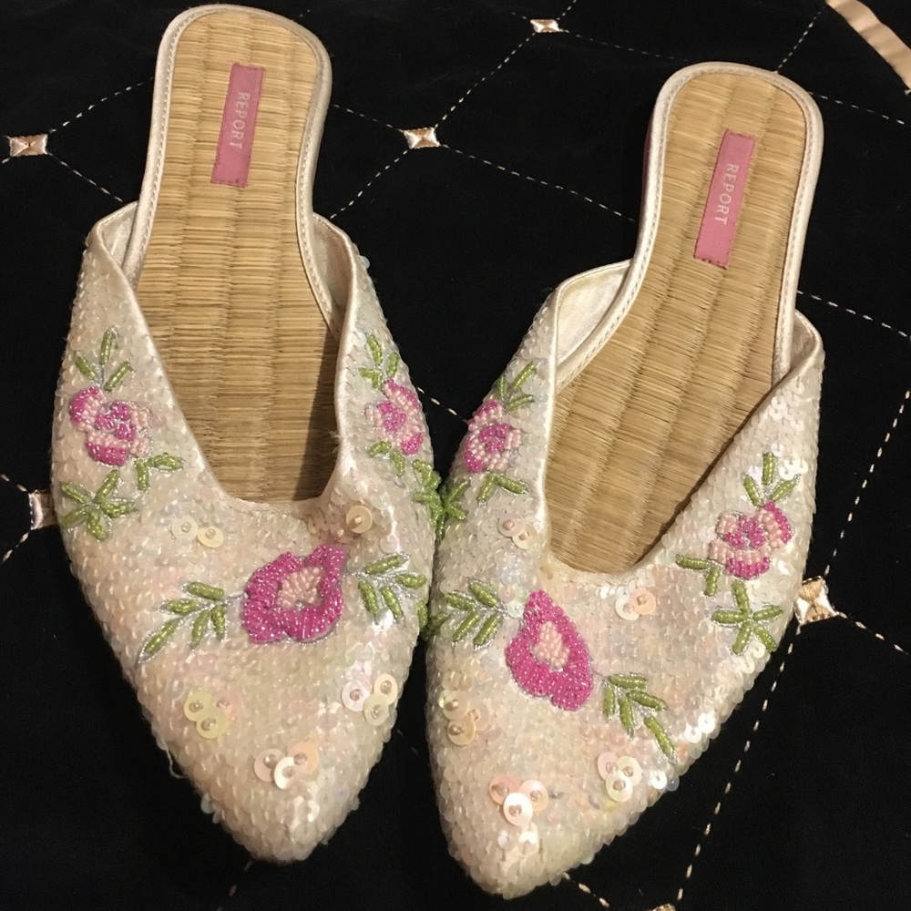 Sequin, slip on shoes!