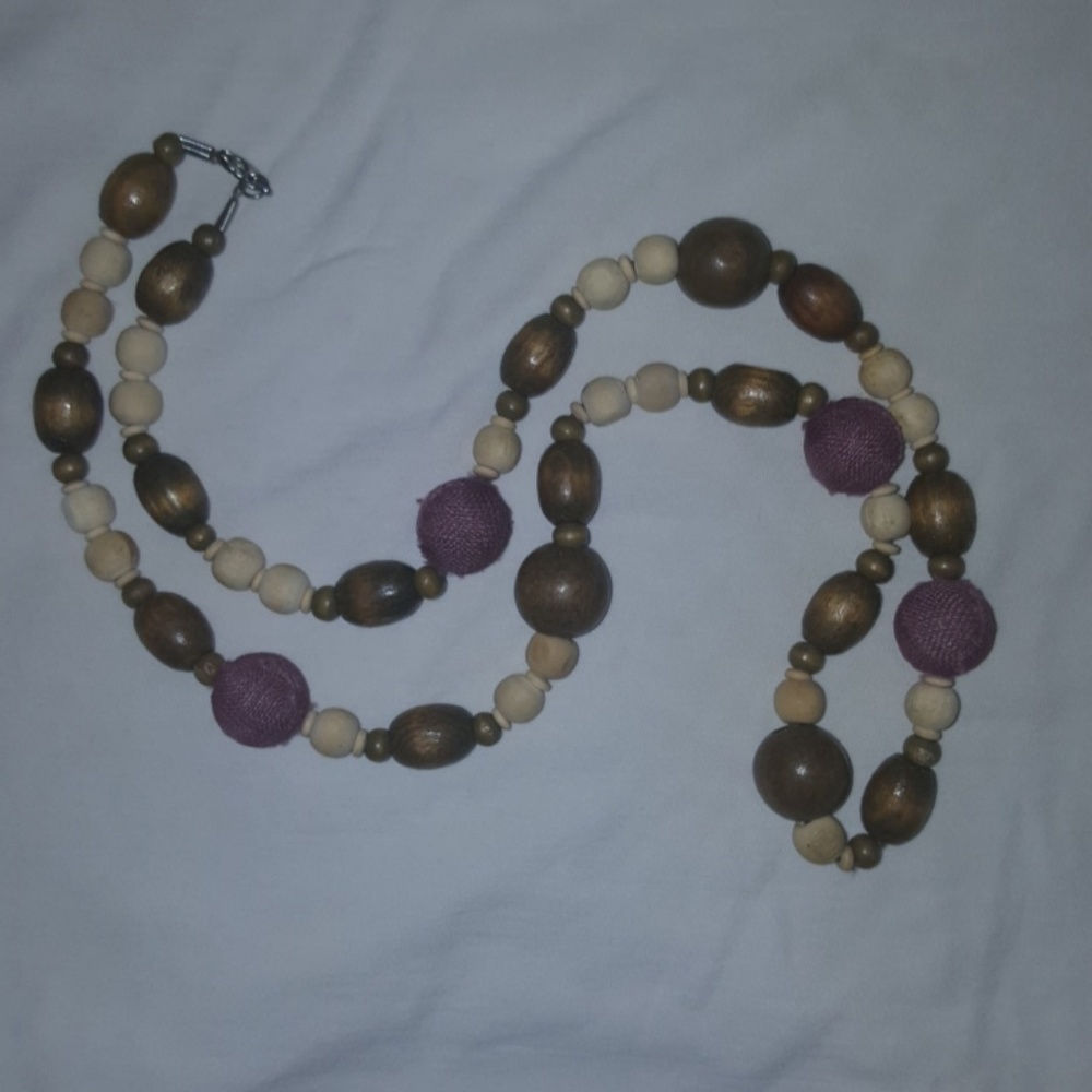 Wood Bead Necklace