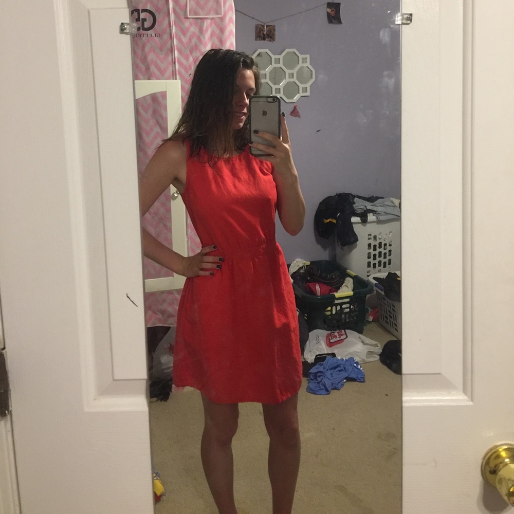 Red dress