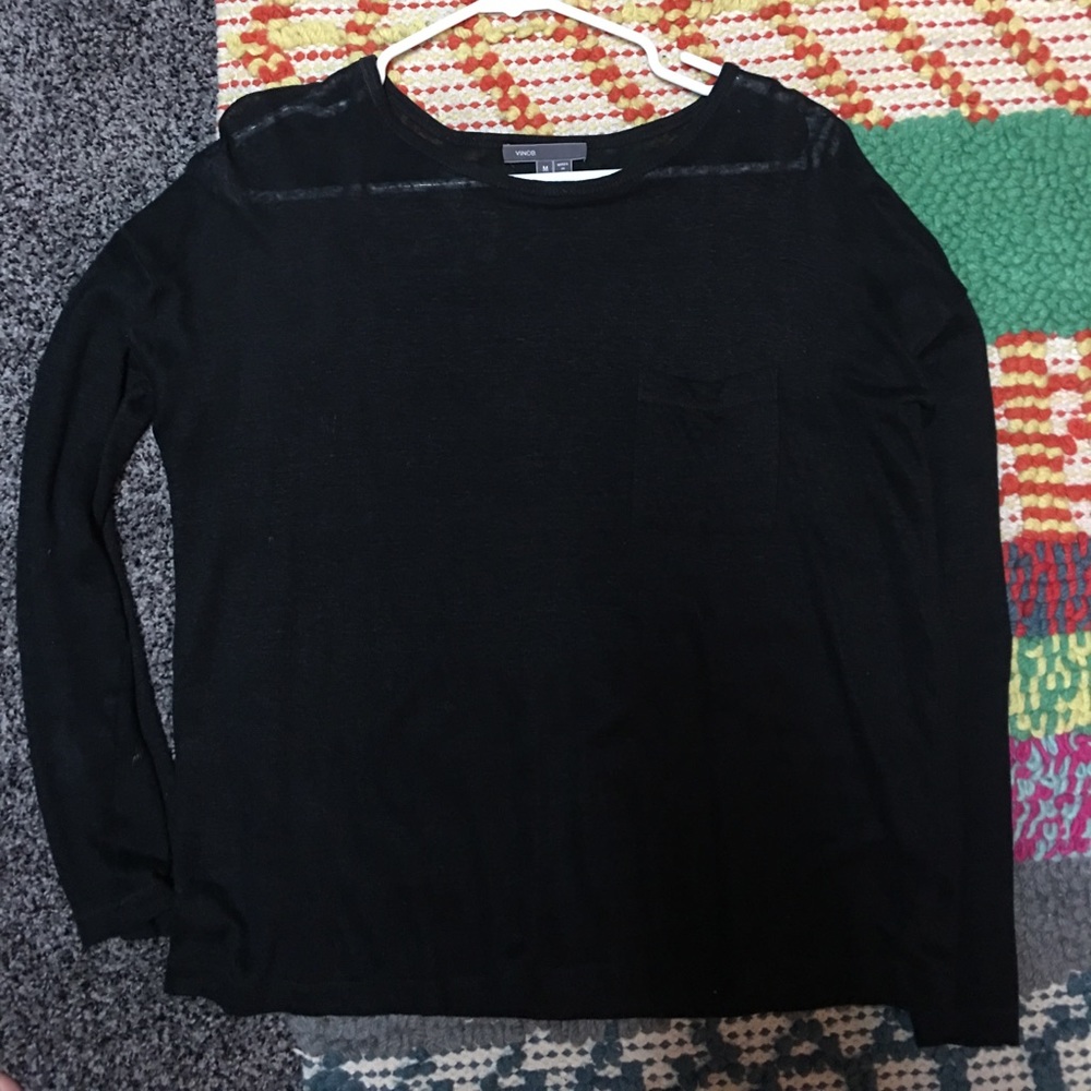 Vince black lightweight shirt