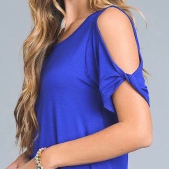 LAST! Twist detail tee, Coral. - Picture 4 of 5