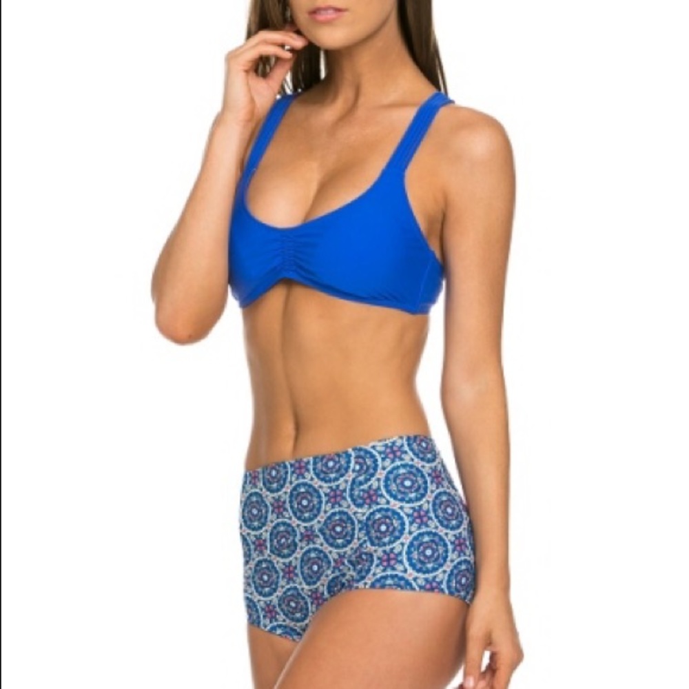Patterned High waist swimsuit