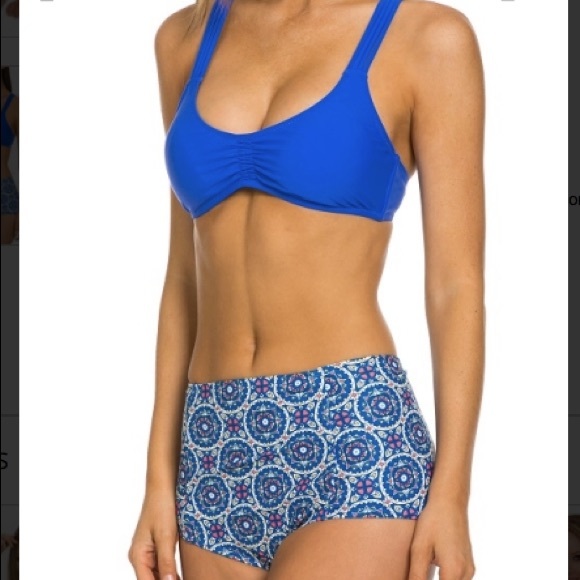 Patterned High waist swimsuit - Picture 3 of 8