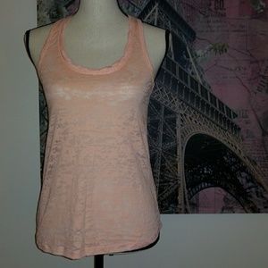 BDG Pink Sheer Tank Top