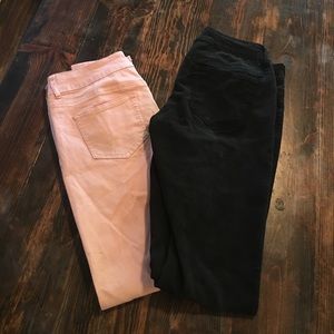 2 pairs of jeggings