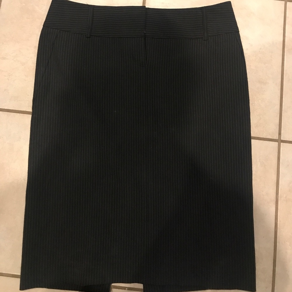 Express Pinstripe Pencil Skirt, Size 2
