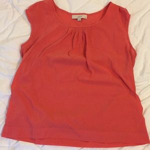 LOFT Women's coral shell / LP LARGE PETITE EUC