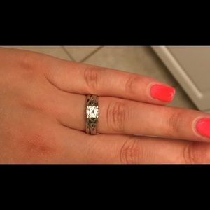 Moissanite Engagement Ring