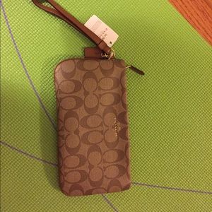 Coach brown wallet