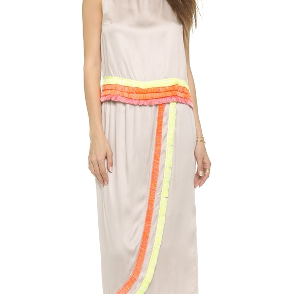 Last One! NWT MARA HOFFMAN Fringe Skirt - Picture 2 of 6