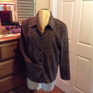 Animal print jacket
