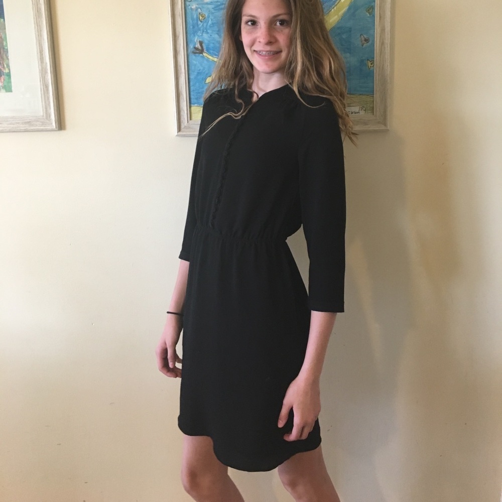 Mid thigh black black tunic dress from h&m - Picture 2 of 3