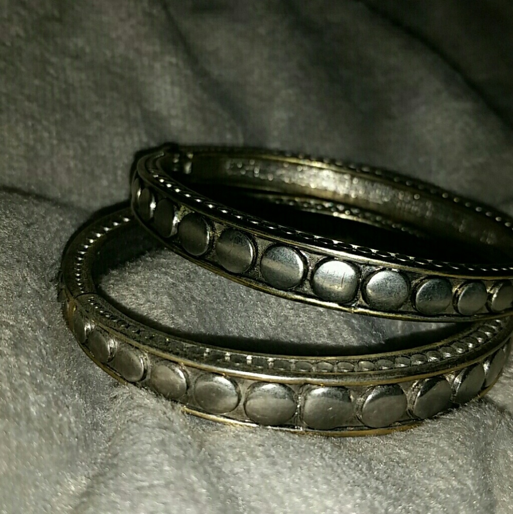 Chicos bronze 2 tone bracelets