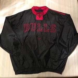 90's Chicago Bulls windbreaker pullover