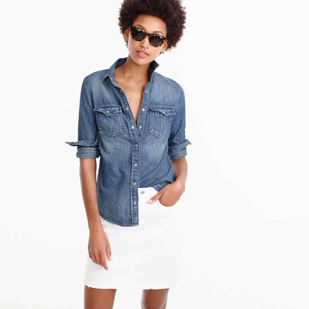 Jcrew chambray shirt