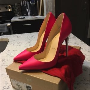 Authentic Neon Pink Christian Louboutins - 36
