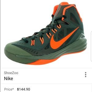Deep Green and Orange Hyper Dunk
