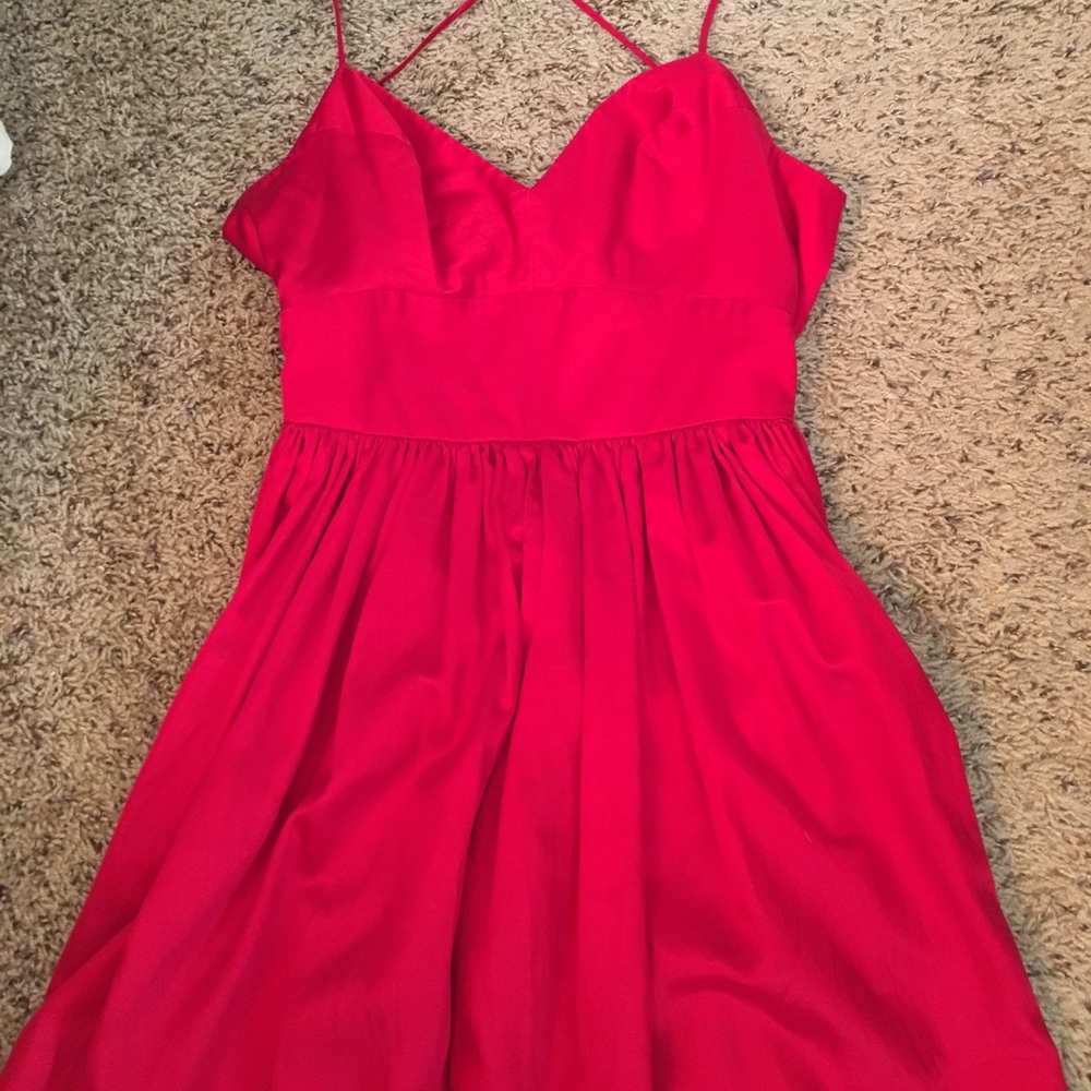 Forever 21 Red Strappy Dress