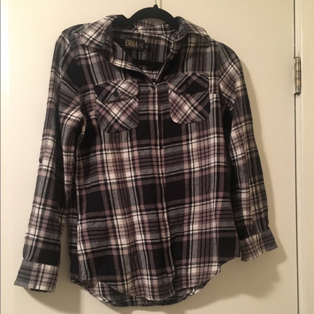 Black and white flannel