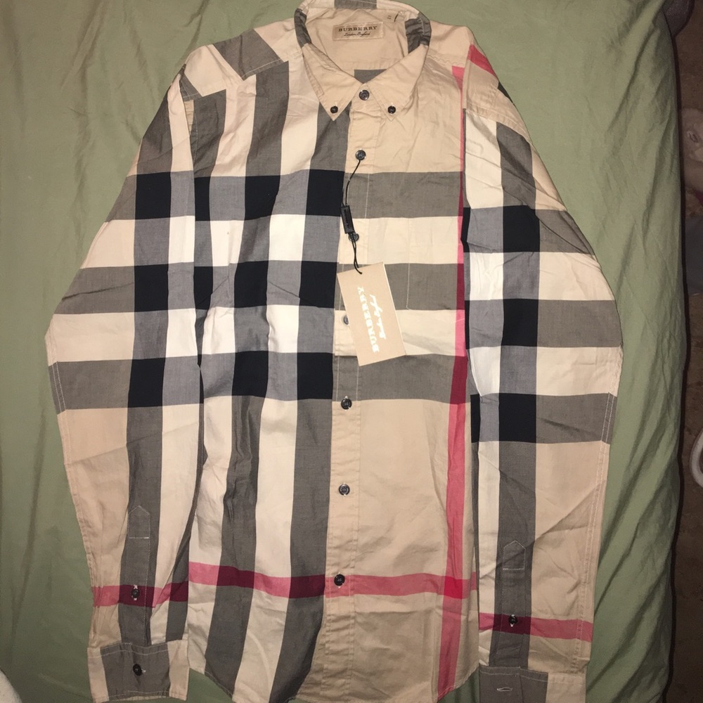 Burberry London Men's Long Sleeve shirt
