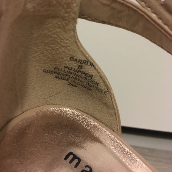 Madden girl nude heels size 8 - Picture 3 of 6