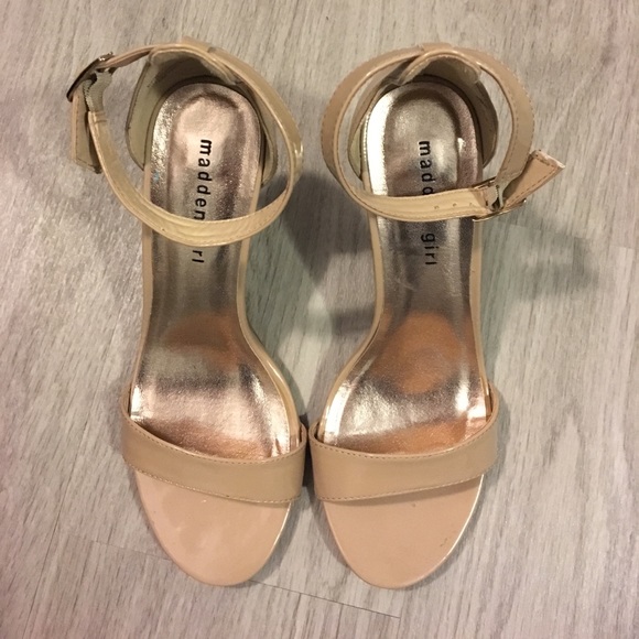 Madden girl nude heels size 8 - Picture 4 of 6