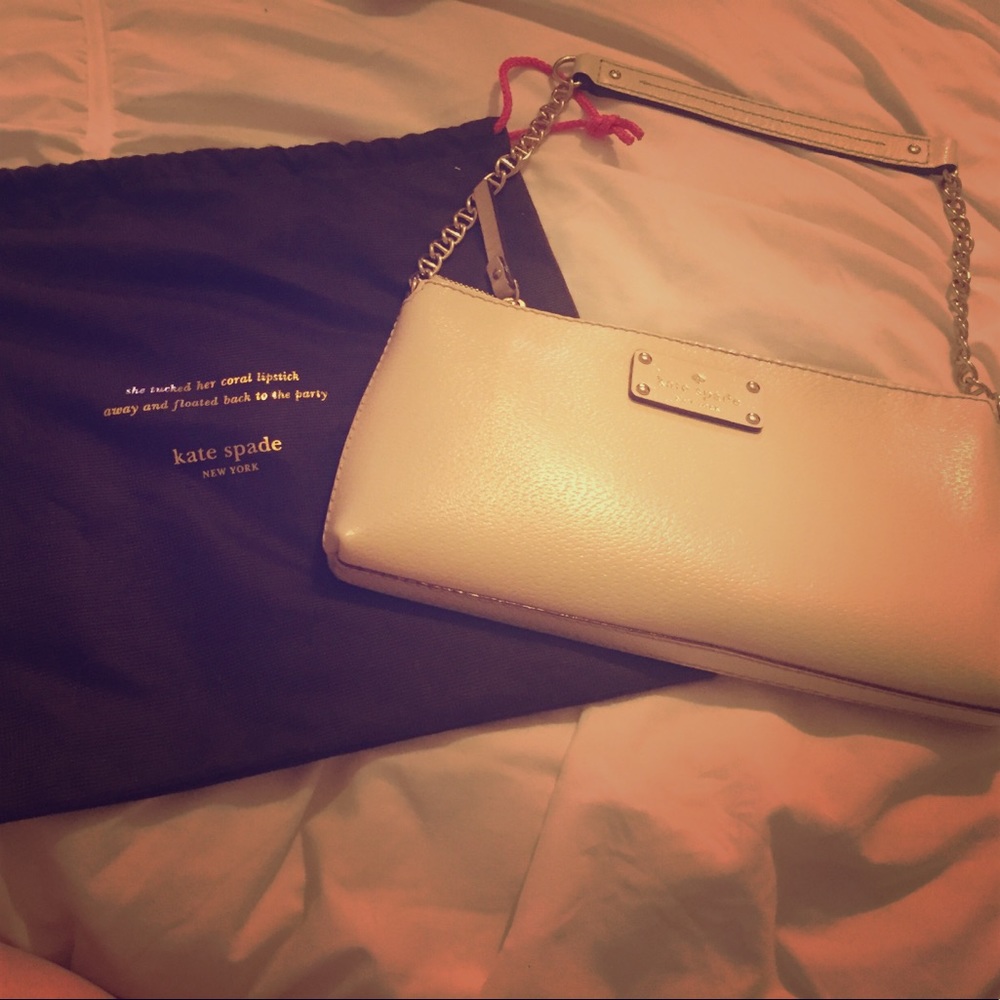 Nude like new Kate Spade Clutch