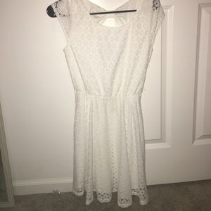 Super cute white mini dress