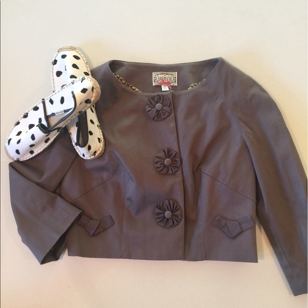Anthropologie cropped jacket