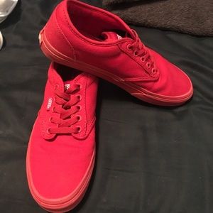 All red vans