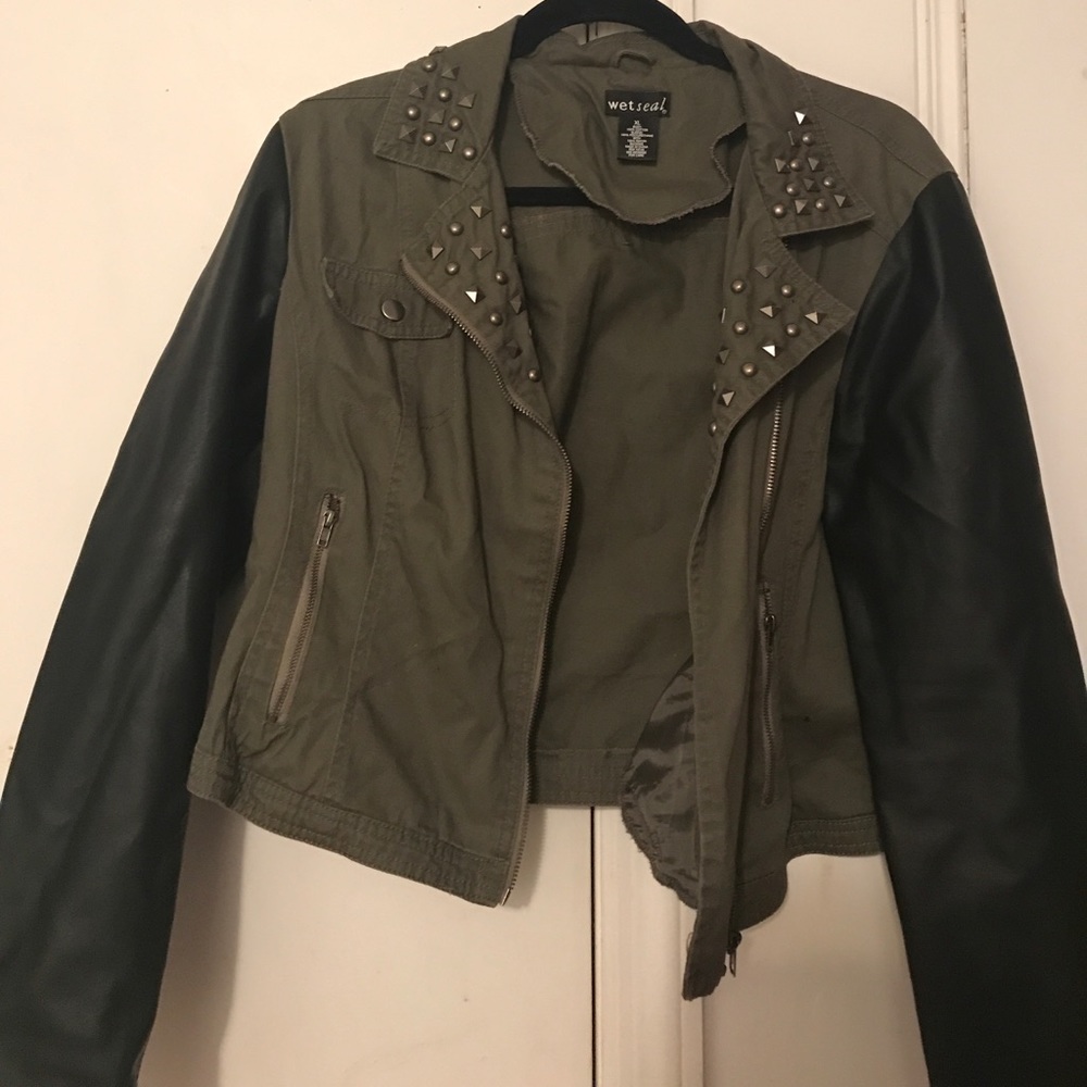 Woman's Faux Leather Jacket SIZE XL