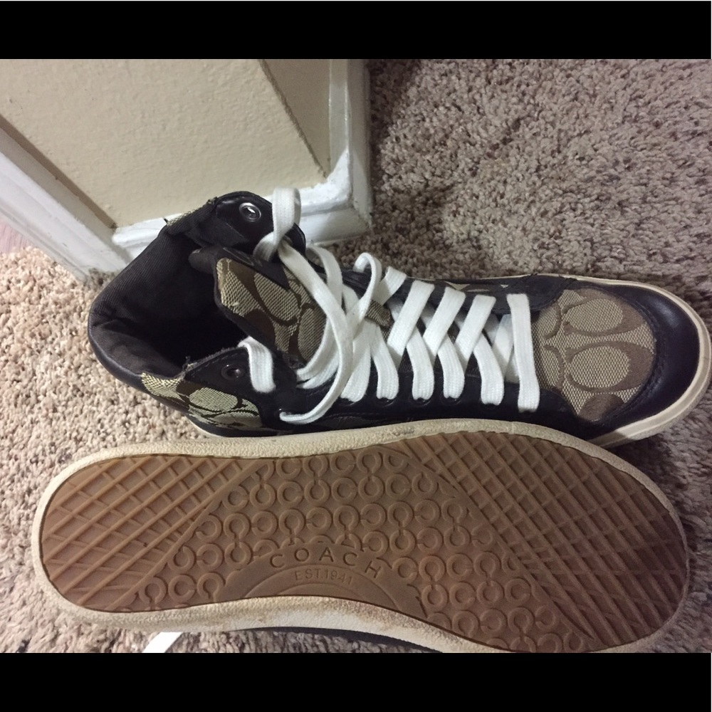 7.5 Coach High Tops - Picture 3 of 5