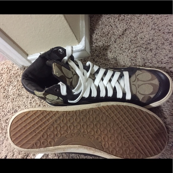 7.5 Coach High Tops - Picture 3 of 5