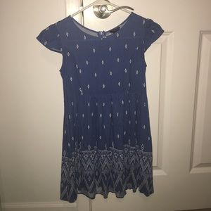 Cute blue mini dress