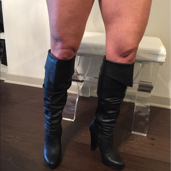 Jessica Simpson Leather Boots - Picture 2 of 2
