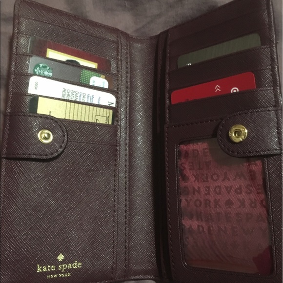 Mulled wine Kate spade wallet - Picture 4 of 4