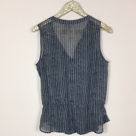 64 off LOFT Tops LOFT Black Cinched Waist Sleeveless Blouse from