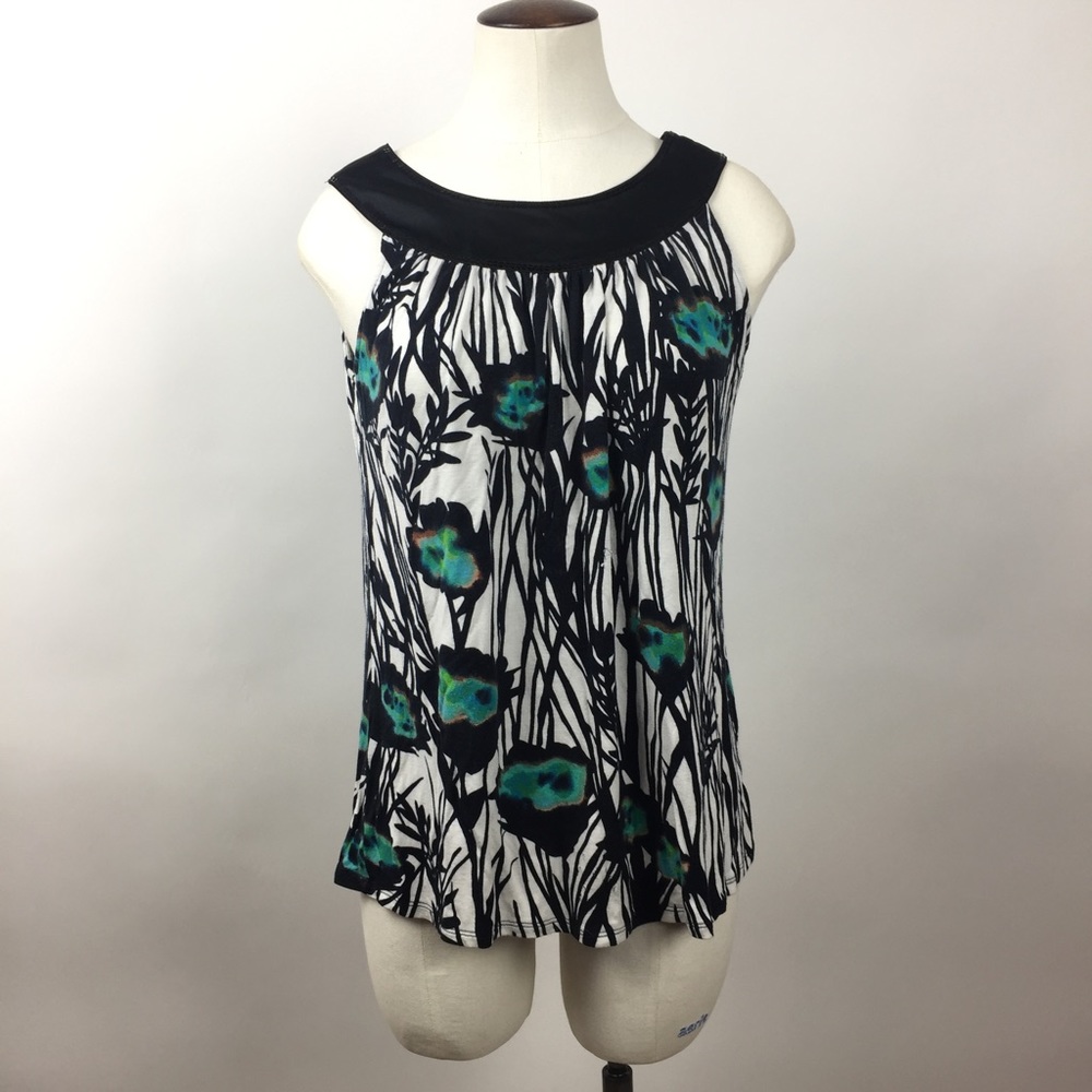 Express peacock tank top