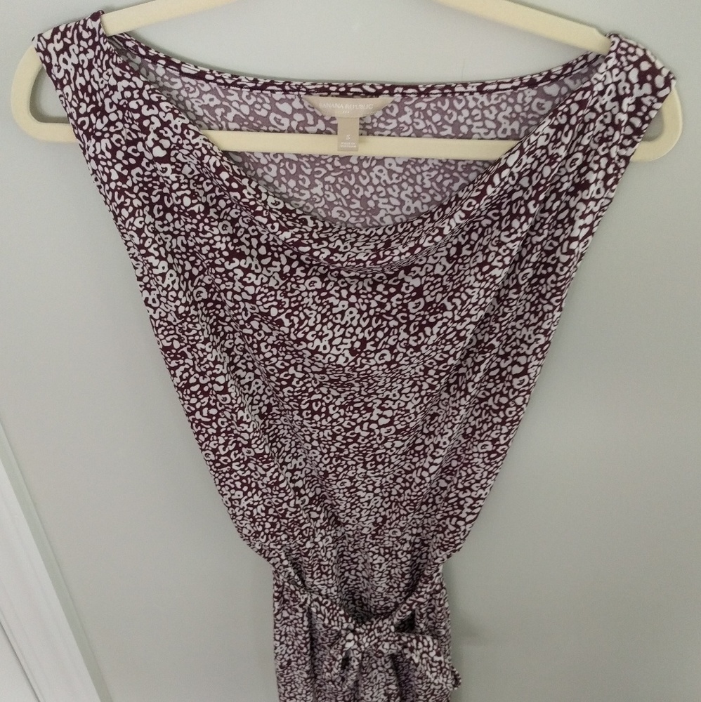 Banana Republic Pattern Tie Dress