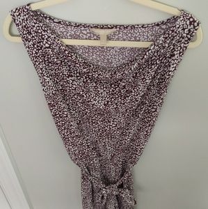 Banana Republic Pattern Tie Dress