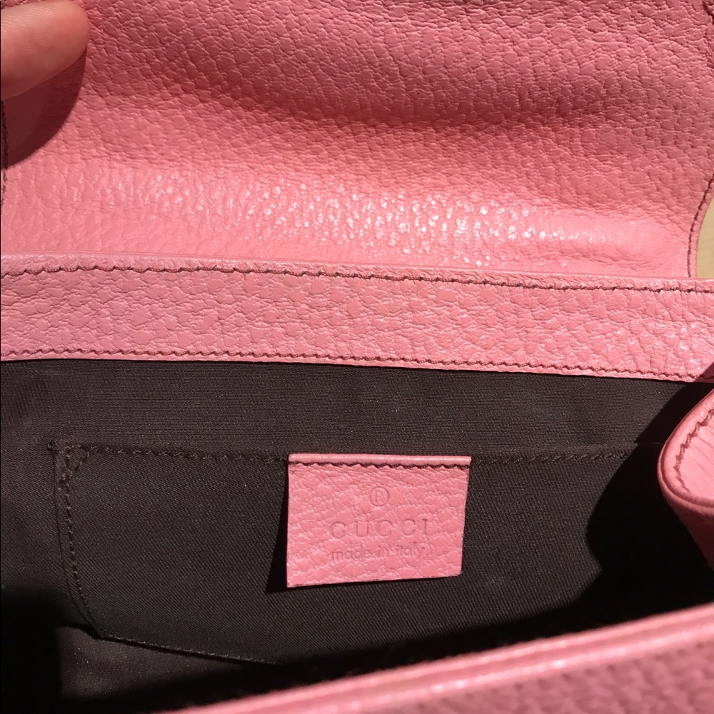 Authentic Gucci Studded Bamboo Crossbody - Picture 4 of 8